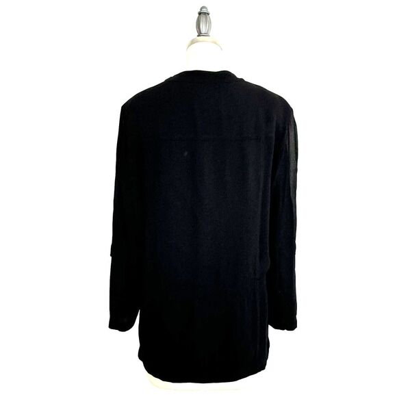Babaton Aritzia Hamelin Black Jacket Blazer Double Breasted Long Sleeve Sz M - Picture 6 of 15
